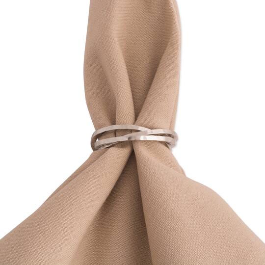 DII® Silver Intertwined Napkin Rings, 6ct.